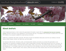 Tablet Screenshot of amparkneighborhoodschool.org